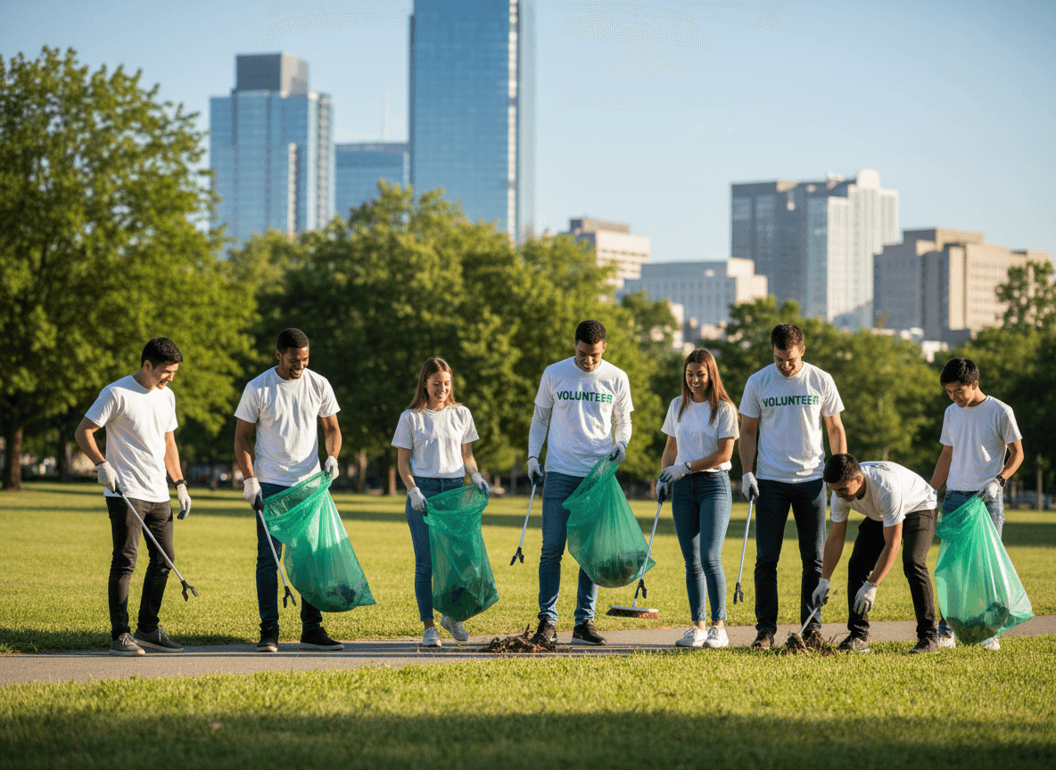Aaru Care Foundation Volunteers Cleaning